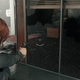 The broken glass looks nice in graphics mode.